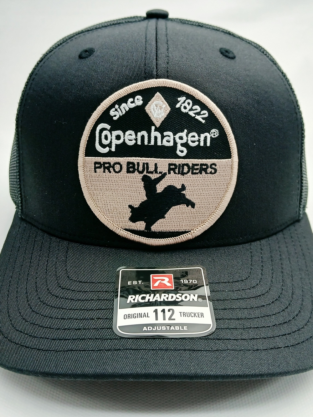 Copenhagen Pro Bull Riders Black Trucker Hat